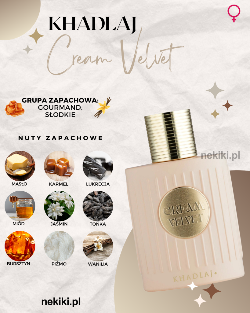 Cream Velvet Eau De Parfum 100ml by Khadlaj - Image 2