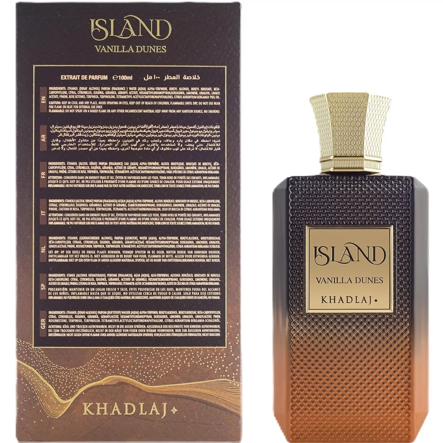 Khadlaj Island Vanilla Dunes Extrait de Parfum 100ml - Image 5