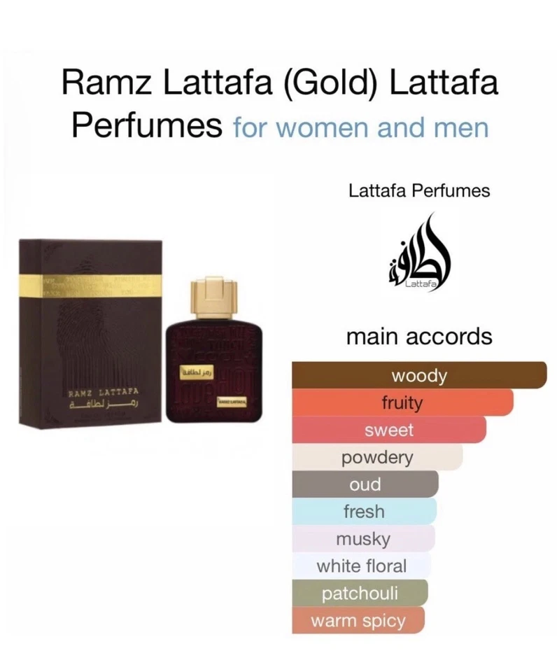 Ramz Lattafa Gold Perfume 100ml - Image 4